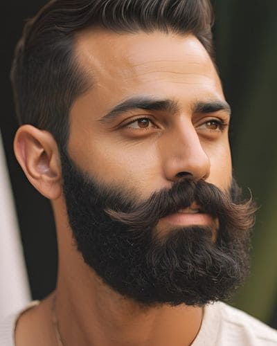 South Indian Dadhi style for men