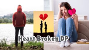 Broken Heart DP for WhatsApp