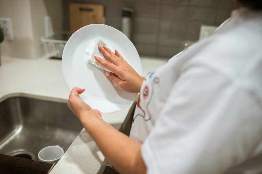 Drying after Dish washing