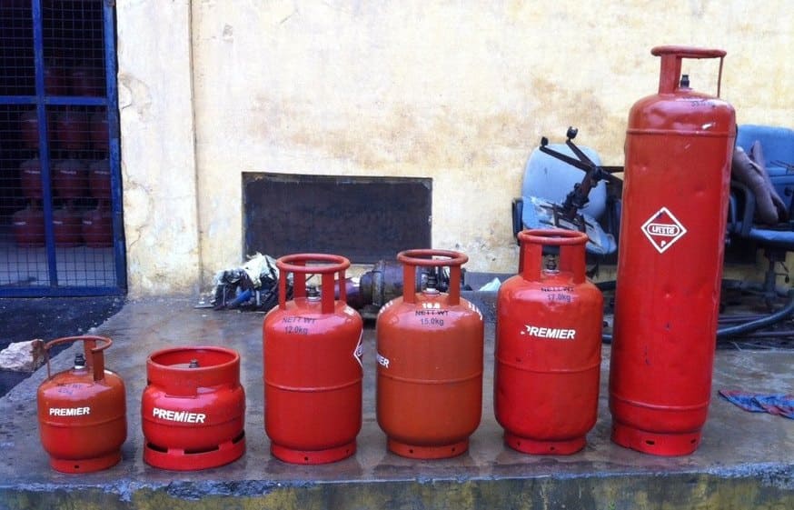 LPG Gas Cylinder Dimensions in India