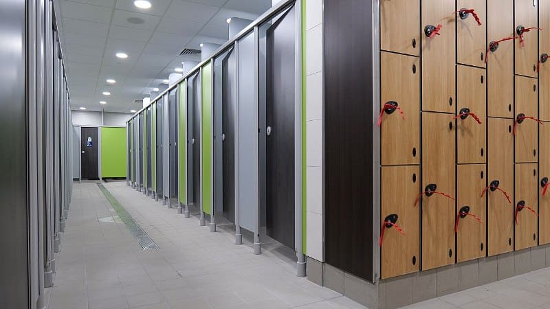 Changing room for Clubs and Sports facilities