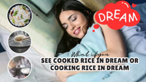 Seeing cooked rice in dream or cooking rice in dream