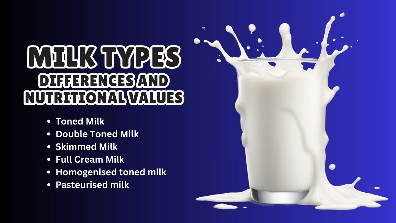 Toned Milk vs Other Milk Types Differences and Nutritional Values