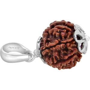Arihant Silver Pendant 7 Mukhi Nepali Rudraksha