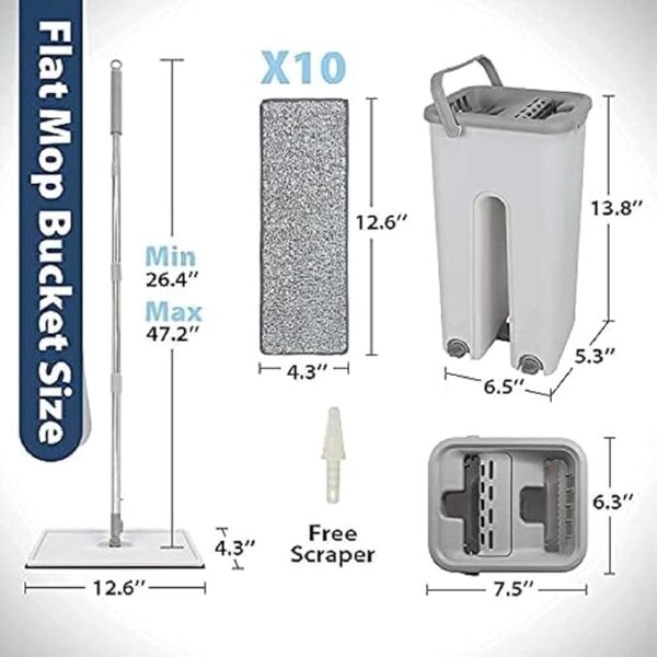 Briout Floor Mop with Bucket 2