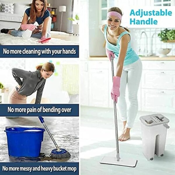 Briout Floor Mop with Bucket 4