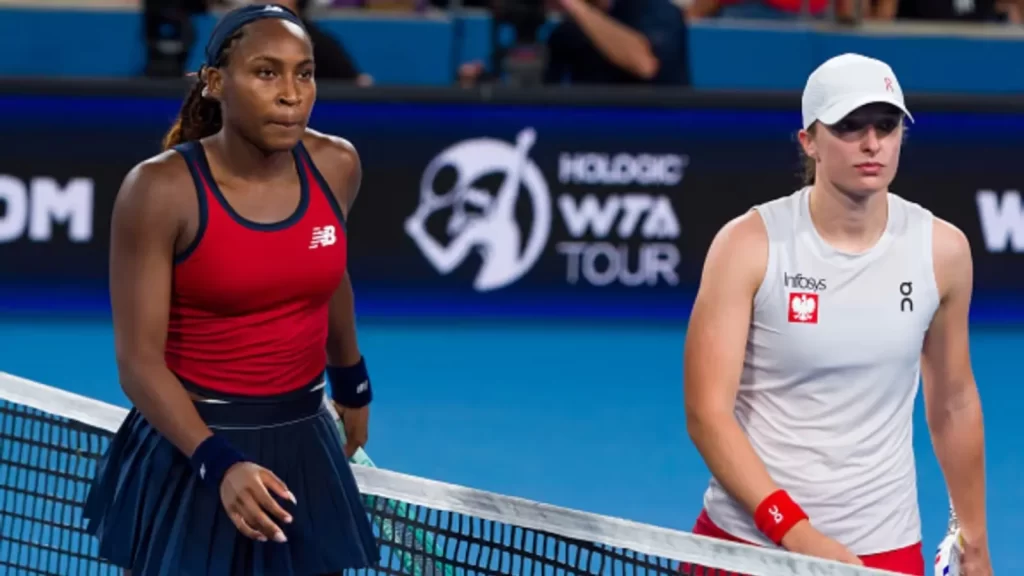 Iga Swiatek, Coco Gauff at Australian Open 2025