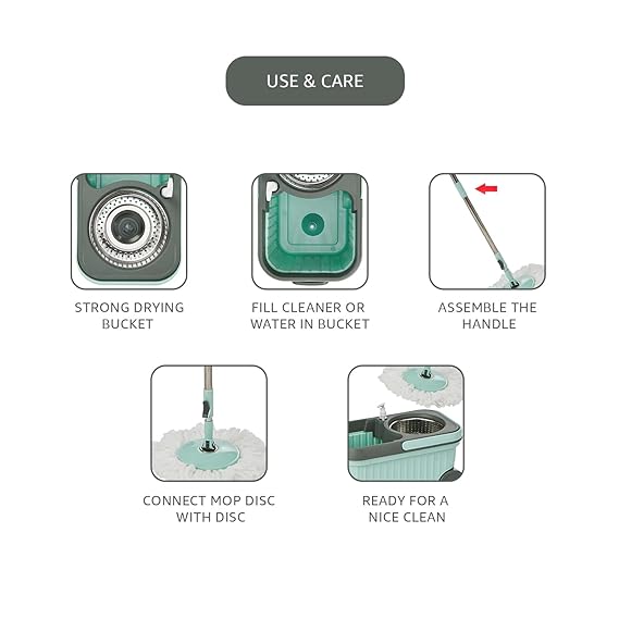 Multipurpose Presto Elite Spin Mop