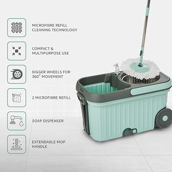 Presto Elite Spin Mop with Foldable Stick